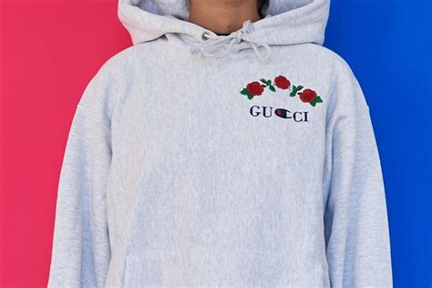 buy ava nirui champion gucci hoodie|Ava Nirui Releases a Gucci x Champion Bootleg Hoodie.